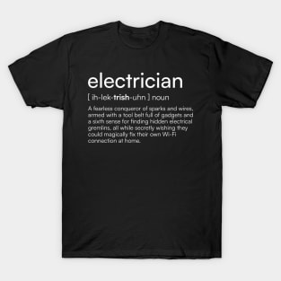 Electrician definition T-Shirt